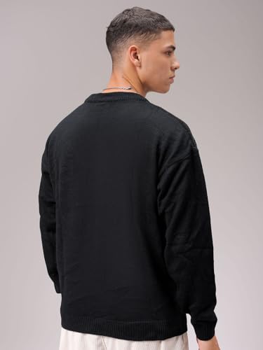 Image of The Indian Garage Co Men Oversized Character Crew Neck Sweater