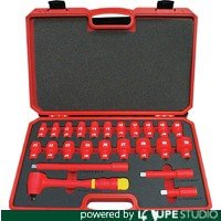 TRUSCO 絶縁ソケットレンチセット【6角タイプ】 差込角12.7mm モデル：TZSW424S【川崎店】 Amazon | TRUSCO(トラスコ) 絶縁ソケットレンチセット(6角タイプ)差込