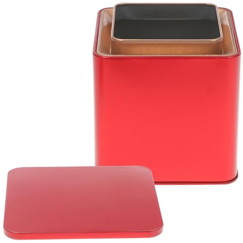 OFFIGAM 密閉容器 お茶密封缶 乾燥果実用保存瓶 実用的なデリケートキャニスター コーヒー豆やお菓子の保存に適した装飾的な缶