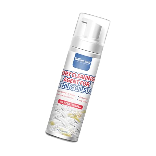 ランドリーステインドライリムーバー ? 200ml ポータブルスポットイレーザースプレー 衣類&カーペット用 | ドライクリーニング剤で汚れを素早く落とすことができます。衣類の室内装飾品、ソファ、寝具用の安全なファブリッククリーナー。