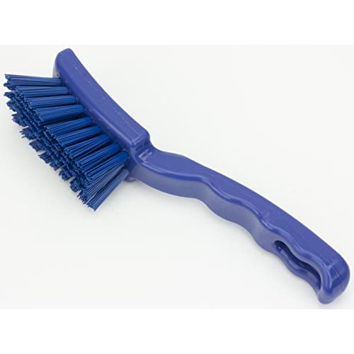 Image of SPARTA 41395EC14 Plastic Scrub Brush, Detail Brush, Kitchen Brush with Hanging Hole for Cleaning, 7 Inches, Blue, (Pack of 6)