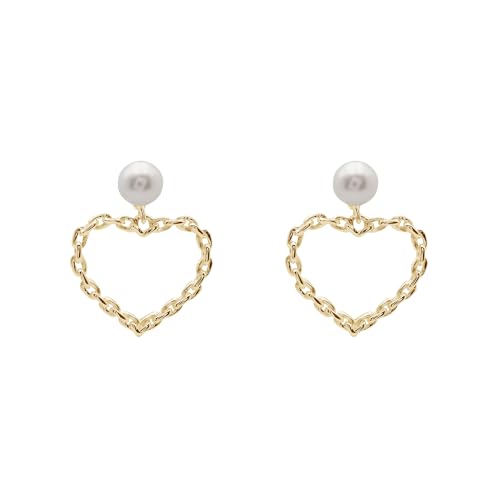 Boucles d'oreilles perle argent 925 à porter au bureau ou en soirée