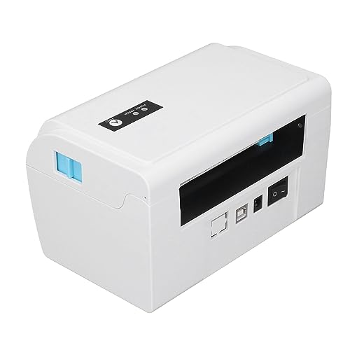 Image of Thermal Printer - USB Bluetooth - 203dpi Resolution - 100mm Print Width - for 1D 2D Barcodes and Labels - 160mm per Second Printing Speed - Supports Thermal Adhesive and Folding