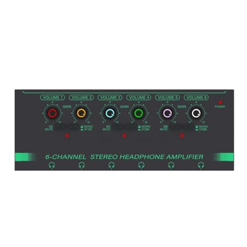 Table de mixage compacte 6 canaux GAX-PX600 pour votre studio audio USB vert