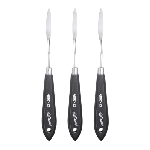 HARFINGTON 3pcs Palette Knife Painting Tool 7.8