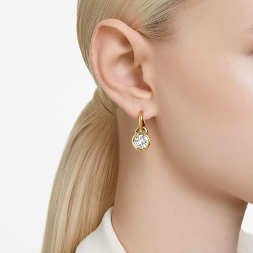 Orecchini Da Donna Dextera Swarovski Bianchi Placcato Color Oro 5666023 - 5