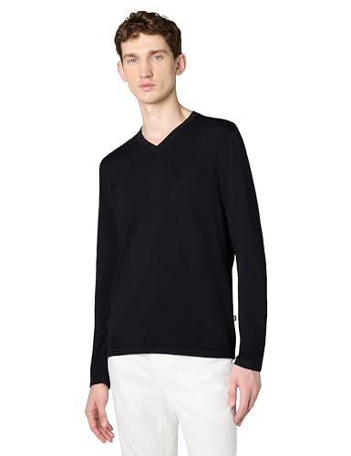 Michael Kors Men's Core Cotton V-Neck T-Shirt, Black, XS at