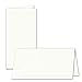 Produktbild 50x faltbares Einlege-Papier für DIN Lang Doppelkarten transparent-weiß 205x205 mm (205x102 mm gefaltet) hochwertig Papier - GUSTAV NEUSER