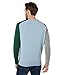 Lacoste Men's Regular fit Colorblock Sweater, Navy Blue/Grey, XX-Large