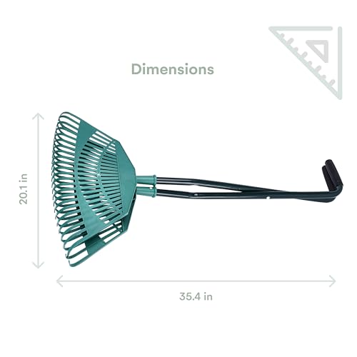 2wayz Garden Leaf Grabber con mango de acero y garras curvas miniatura 3