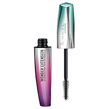 Rimmel London WonderExtension Mascara, Lengthens, No Clumps, Smudge-Proof, 003, Extreme Black, 0.37oz