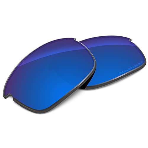 Image of Performance Replacement Lenses Compatible with Oakley Bottle Rocket OO9164 Polarized Etched-Sapphire Blue