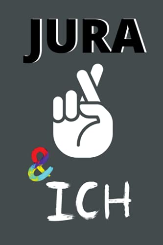 JURA & ICH: A5 Notizbuch Tagesplaner | Jura | Studienplaner| Jura Studium | Geschenkidee | Studenten...