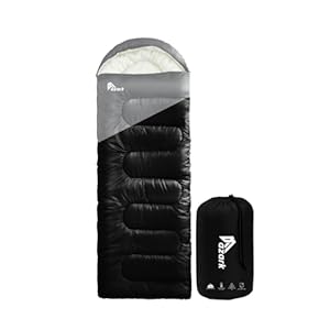 azark Premium Lightweight Sleeping Bag for Adults & Kids, 400 GSM, 4 Season Waterproof Sleeping Bag, Comfortable & Portable, Machine Washable, Camping & Hiking Essential