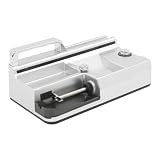 Zigarettenstopfmaschine 24,5 x 13,5 x 5,3 cm für 18W Zigaretten mit 1 abnehmbaren Tablett, 1 Bürste, 1 Netzteil, 3 Schläuche (einer ist bereits installiert)