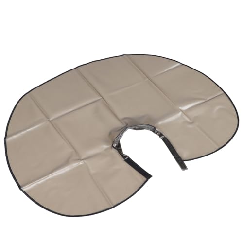 Capa impermeable para corte de cabello, gris, tamaño grande miniatura 1