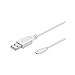Goobay 96195 USB 2.0 Hi-Speed Cable, White, 5m Length