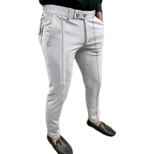 Image of Men's Lightweight Solid Trouser with Soft Fabric