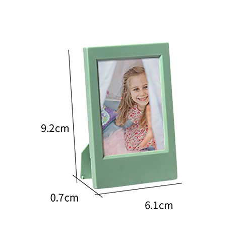 Rieibi (7 Pack 3 Inch Mini Photo Frame - Picture Frame Set for instax Mini 99/40/Evo/12/11/9/8/7+ Film/polaroid - 2x3 Small Photo Frame for Table Decoration
