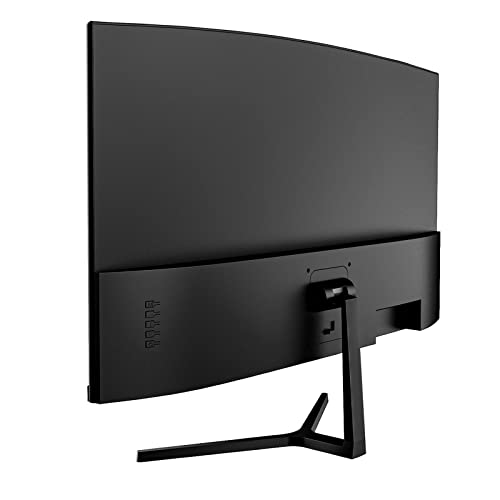 CRUA 24” Curved Gaming Monitor, 180Hz/144Hz FHD 1080P, Support 120% sRGB, AMD FreeSync, Low Motion Blur, Wall Mount Installs Compatible, for Office and Games(HDMI 1.4 & DP 1.2) – Black by CRUA - Image 2