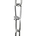 RCH Hardware CH-S52-01-ZN-10 |10 Gauge Decorative Solid Steel Double Loop Fixture Chain | 10 Foot Increments |Zinc Finish