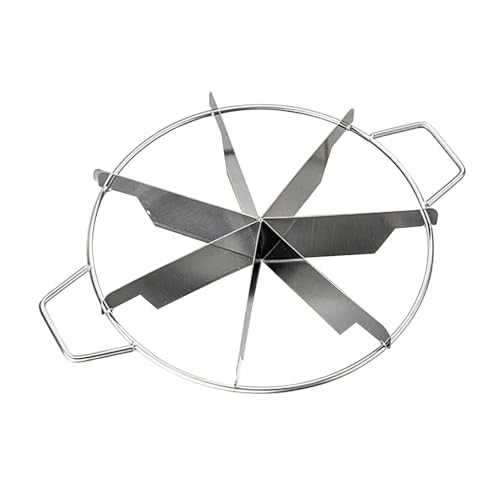 Coupe-gâteau - Séparateur de portion de gâteau | Pelle à tarte à pizza | Coupe-gâteau | Coupe-gâteau | Roulette ronde à fromage | Coupe-portion de gâteau en acier inoxydable avec poignées latérales