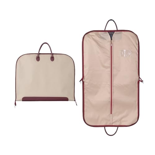 Funda Traje Hombre Bolsa De Almacenamiento Bolso Con Cubierta Traje Tela Oxford, Antiarrugas Compuesta Negra For Hombres, Ropa For(Khaki)