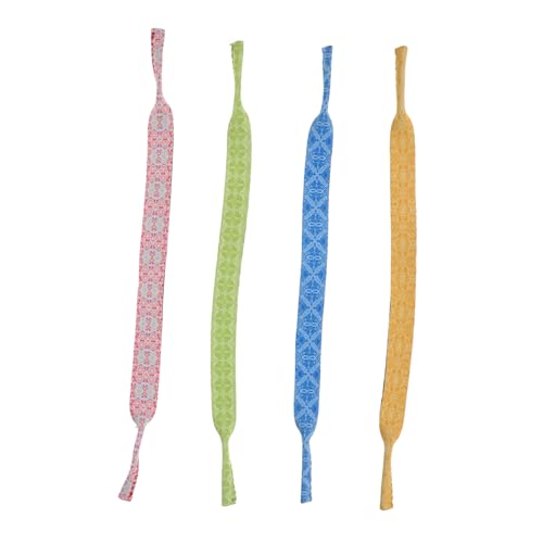 FRCOLOR Swimming Glasses Holder 4pcs Wear-resistant Glasses Lanyard Straps Decorative Eyeglass Holder