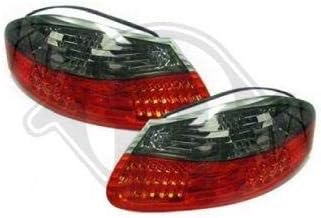 in.pro. 2000195 HD rear lights clear glass Porsche Boxter from 96, clear glass, red-black