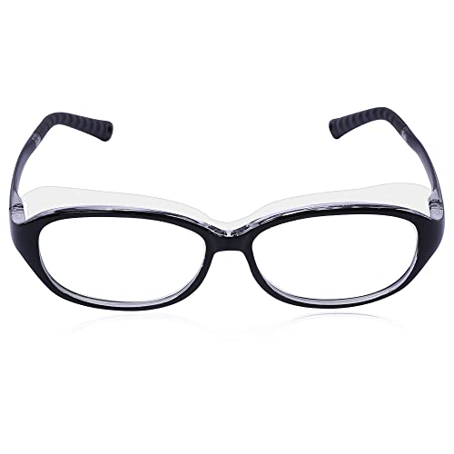 Image of Moisture Chamber Anti-Pollen Glasses, Blue Light Blocking, Aviod Allergens, Dry Eyes Relief, UV Protection, Computer Reading /Gaming /TV /Phones Glasses for Men /Women, Median Size(Black)