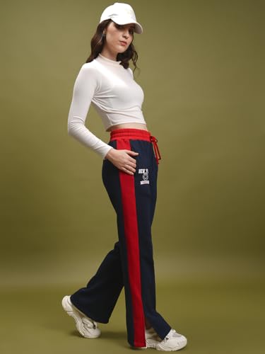 Image of Tokyo Talkies Women's Bootcut Regular Track Pants| Mid-Rise | Trackpant | Track Pants | Gymwear | Sports Wear
