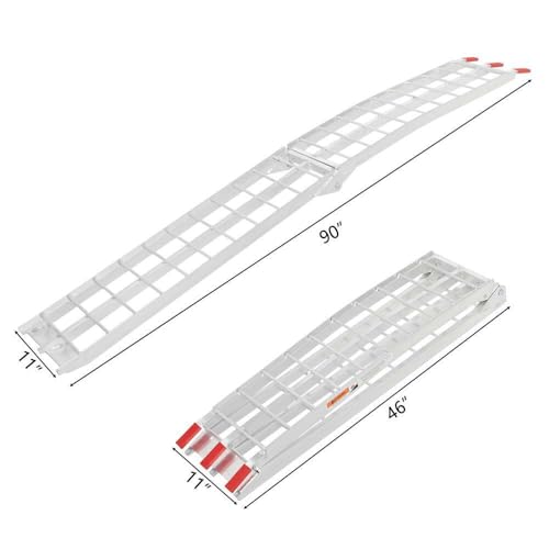 Rampas de carga plegables para moto de aluminio 7.5 pies miniatura 4