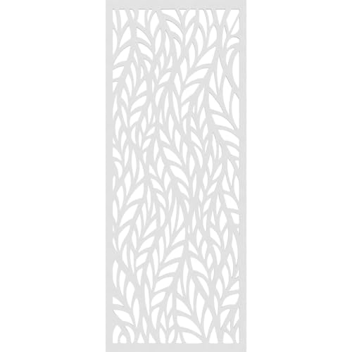 Image of 19 3 /8 inchW x 49 3 /8 inchH x 3 /8 inchT Ortonville Decorative Fretwork Wall Panels in Architectural Grade PVC