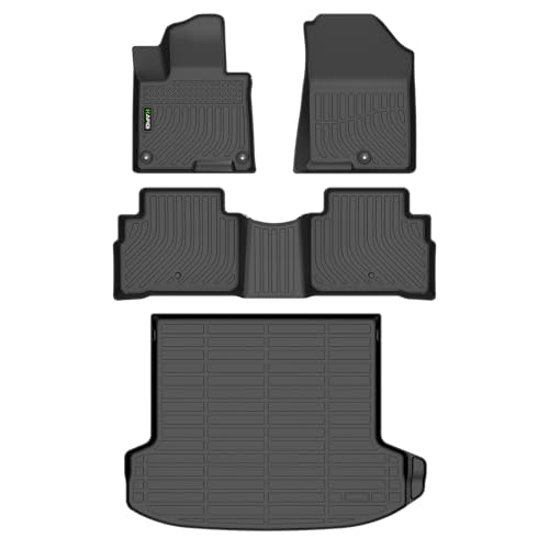 HAFIDI All Weather Floor Mats & Cargo Liner Set Custom for Kia Sportage 2026 (Not Hybrid) - Black