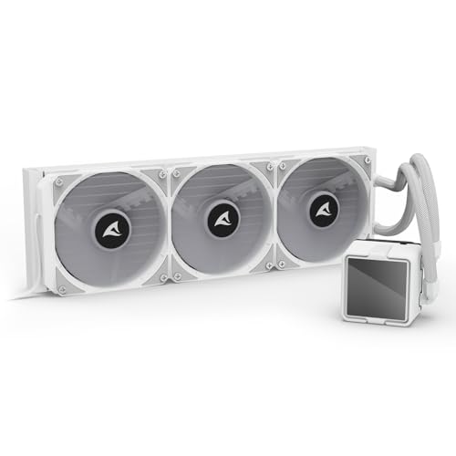Refroidissement à eau Sharkoon S100 ARGB White pour processeur PC - 2