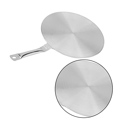 TOPPERFUN 1pc Stainless Steel Induction Converter Disk Heat Diffuser Plate for Electric Gas Cooktops Heat Conducting Tool for Pans Cookware