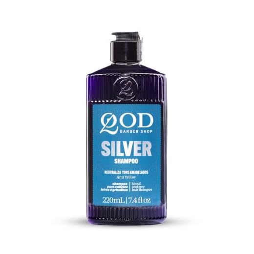 QOD Barber Shop - Shampoo para Cabelos Loiros e Grisalhos Silver Boost - 220ml