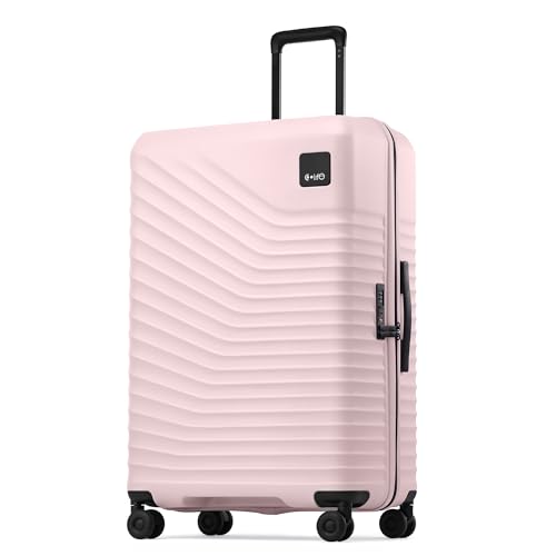 Image of Coolife Luggage, Lightweight PC Hardside Suitcase, Checked-Large 28-Inch