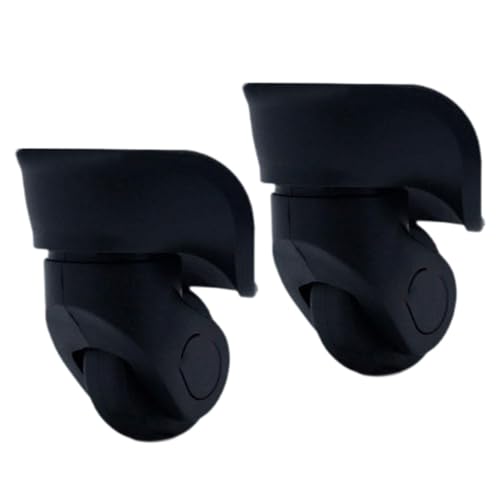 HouseVibe Lot de 2 roulettes de Valise, Roues à Une rangée silencieuses, Accessoires de Bagages Portables 3.82 x 1.97 Pouces, Remplacement roulettes Chariots