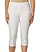 Briggs New York Womens Pull On Capri Pocket Casual Pants, White, 16 US
