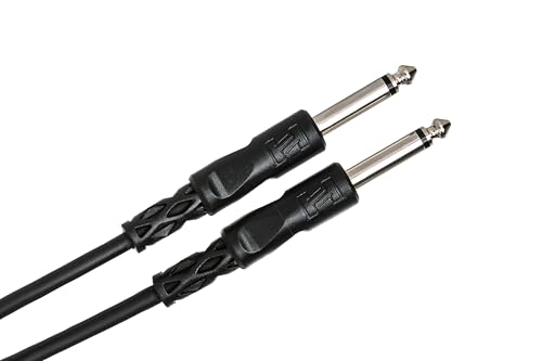 Cable de audio Hosa 1/4" TS macho - 1 pie miniatura 2