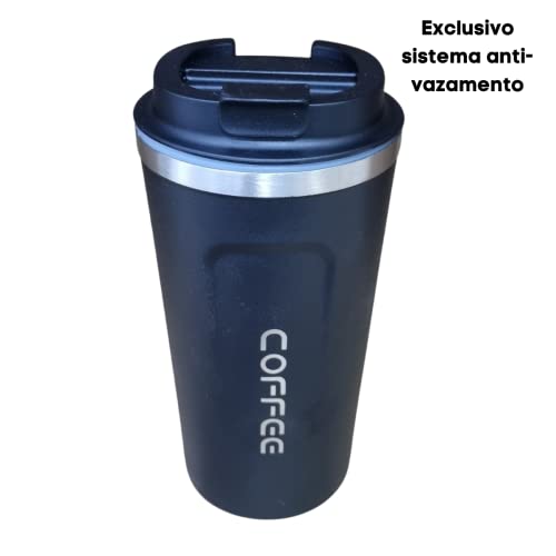 Copo Termico Inox Cafe Cha Cerveja Chope com Tampa (Rosa)