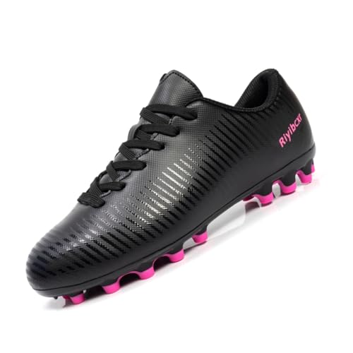 Women Soccer Cleats Lace-Up Turf Football Shoes Indoor Outdoor Low-Top Fustal Soccer Training2