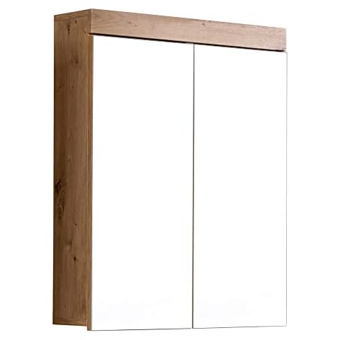 Trendteam Bathroom Mirror Cabinet with Storage Cover