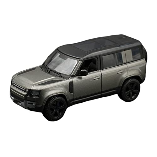 Modelo de metal fundido Diecast 1:24 Land Rover Defender 110 negro miniatura 2