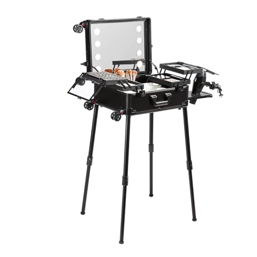 VEVOR Makeup Train Case Professional Makeup Storage Organizer Box...