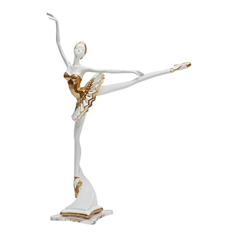 Estátua Decorativa Bailarina Yoga Figura Mujer Resina Regalo Cover