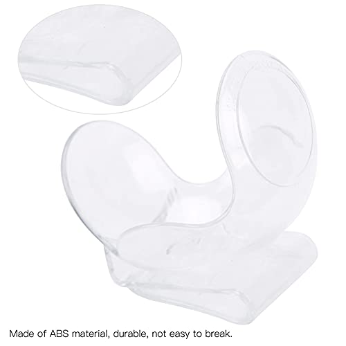 SPYMINNPOO Tennisball Halterung,Tennisball Clip Tennis Ballclips Tennis Ball Clip für Tennisbälle ABS Tennisball Halter für Tennisbälle Sportzubehör(Transparent)