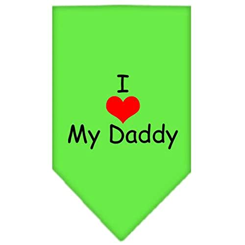 Mirage Pet Products I Heart My Daddy Screen Print Bandana For Pets, Small, Bright Pink #TOP6