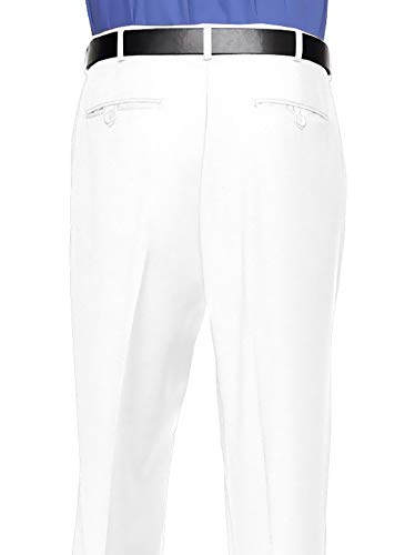 RGM Mens Slim fit Dress Pants Flat-Front - Modern Formal Business Wrinkle Free No Iron3